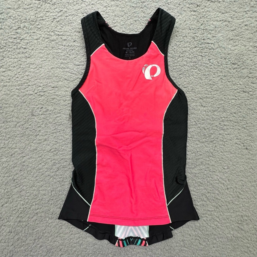 PEARL IZUMI Women Small Elite Tri Tank Top Cycling Triathlon Swim Run Jersey